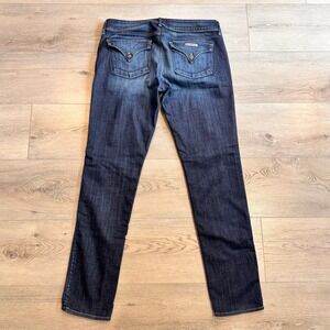 Hudson Bootcut Colin Flap Jeans Dark Wash Denim‎ Classic Pockets Size 32